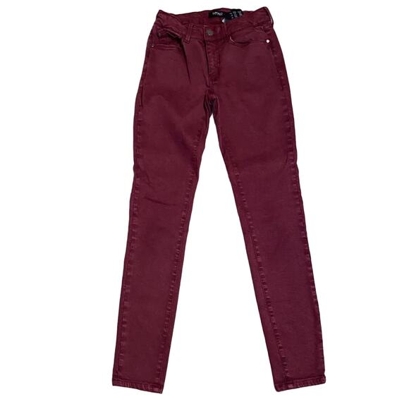 Buffalo David Bitton Hope Skinny BL14409 Jeans Size 26 Burgundy - Picture 4 of 9